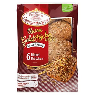 Unsere Goldstücke Aufbackbrötchen 420 g