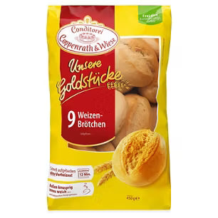 Unsere Goldstücke Aufbackbrötchen 450 g