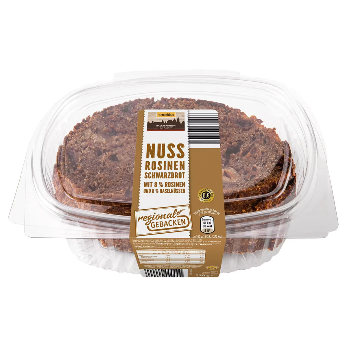 Nuss-Rosinen-Schwarzbrot 250 g