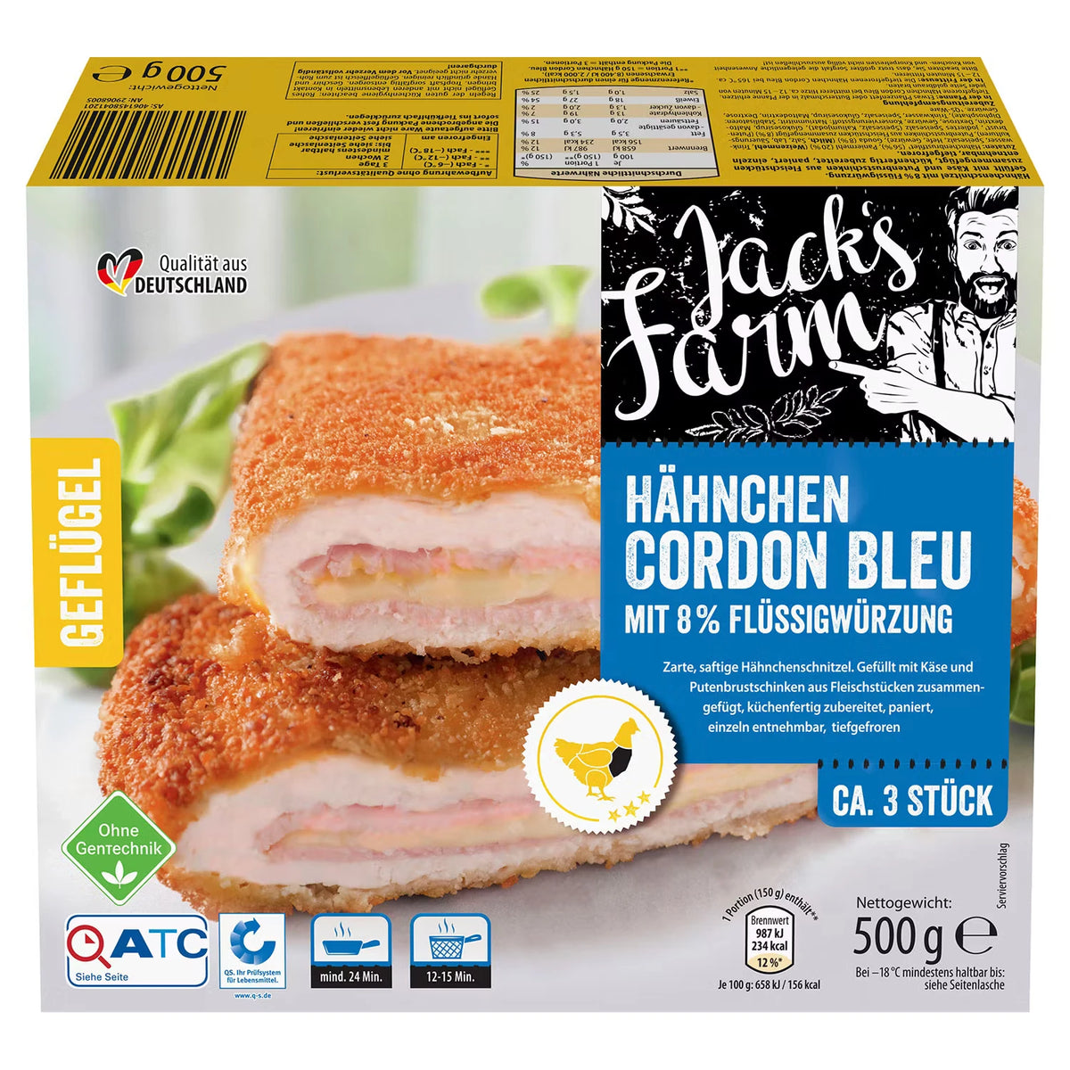 Hähnchen Cordon Bleu 500 g