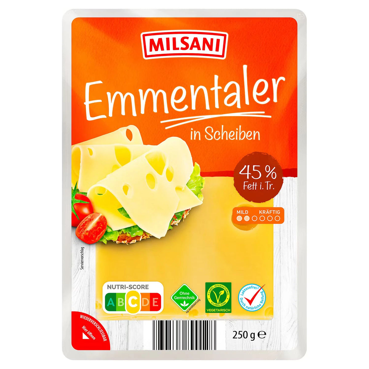 Emmentaler Scheiben 250 g