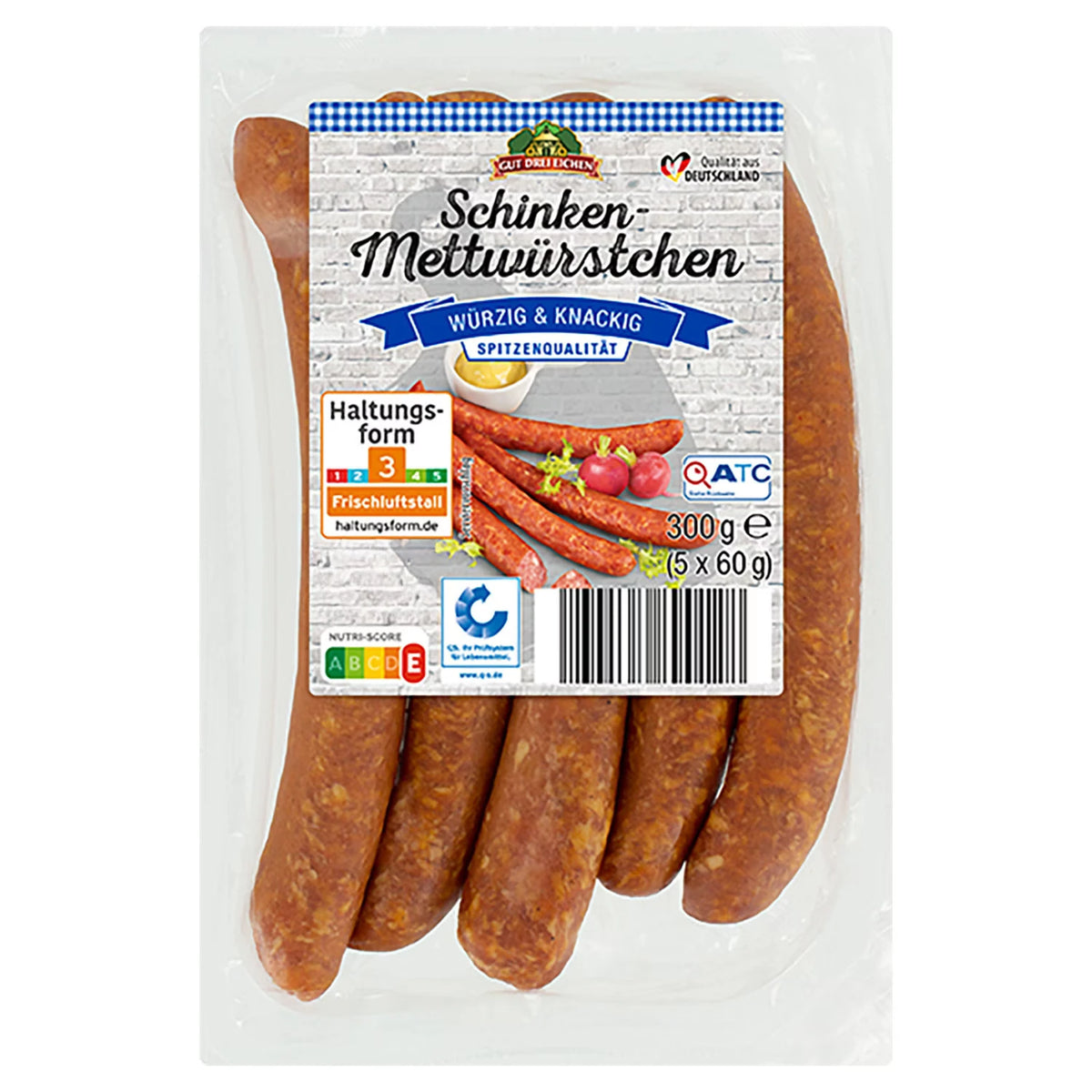 Schinken-Mettwürstchen 300 g