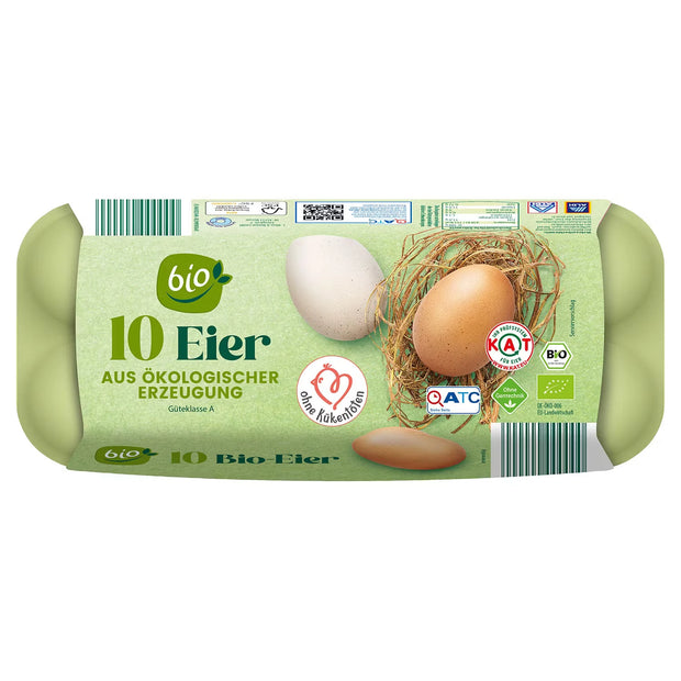 Bio-Eier, 10er-Packung