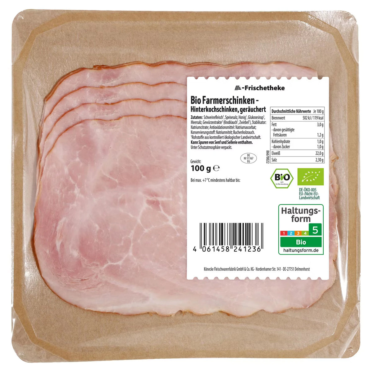 Bio-Farmer Schinken 100 g