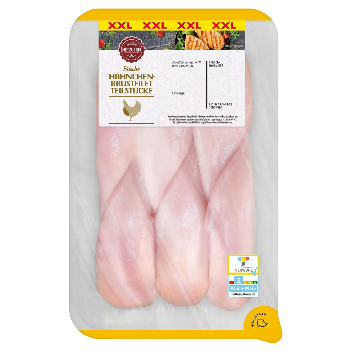 Hähnchenbrustfilet Teilstück 1 kg