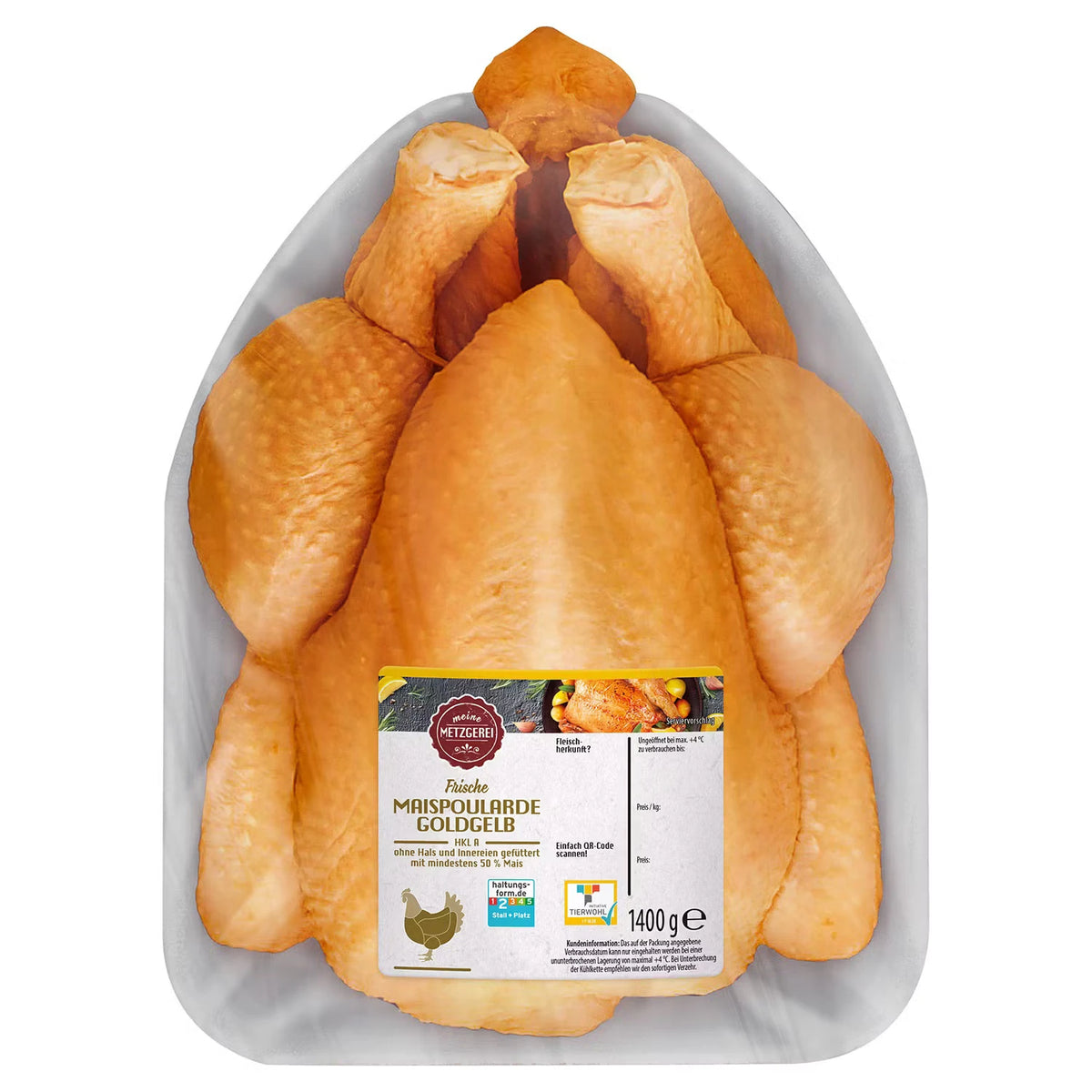 Maispoularde 1,4 kg