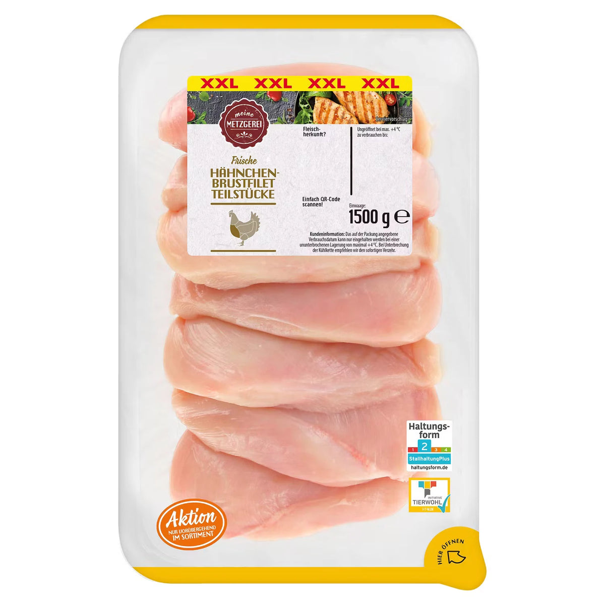 Hähnchen Brustfilet 1,5 kg