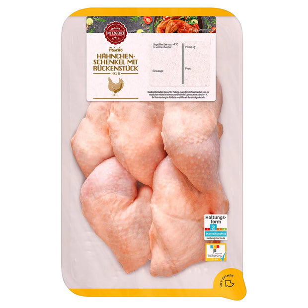 Hähnchen-Schenkel mit Rückenstück 1,1 kg