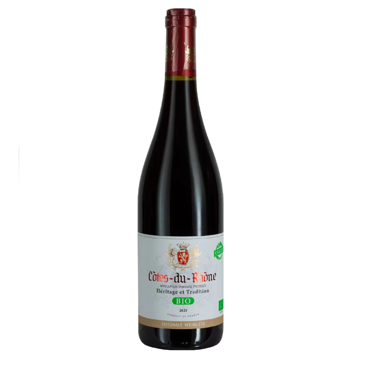 Bio-Côtes du Rhône Rouge AOP 0,75 l