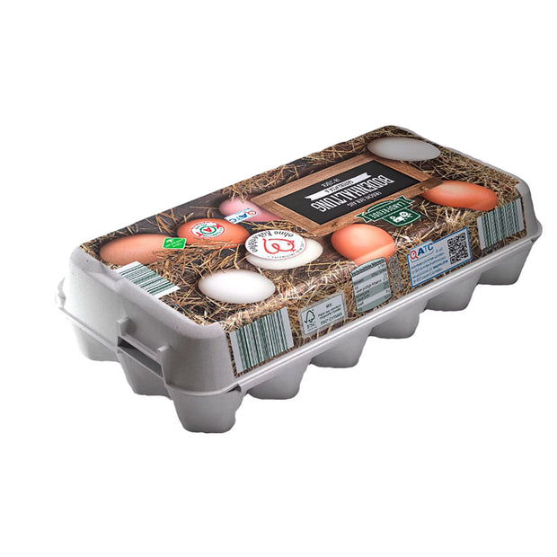 Eier aus Bodenhaltung, 18er-Packung