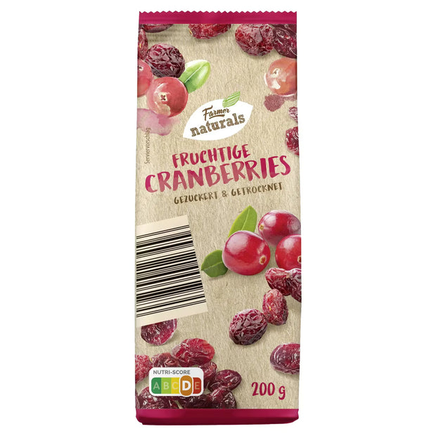 Getrocknete Cranberries 200 g