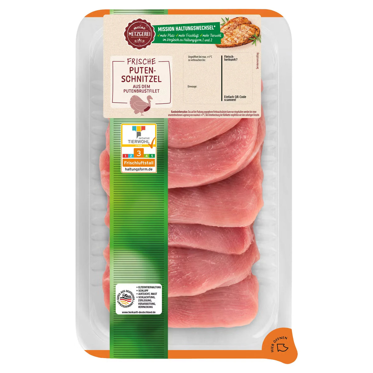 Putenschnitzel 500 g