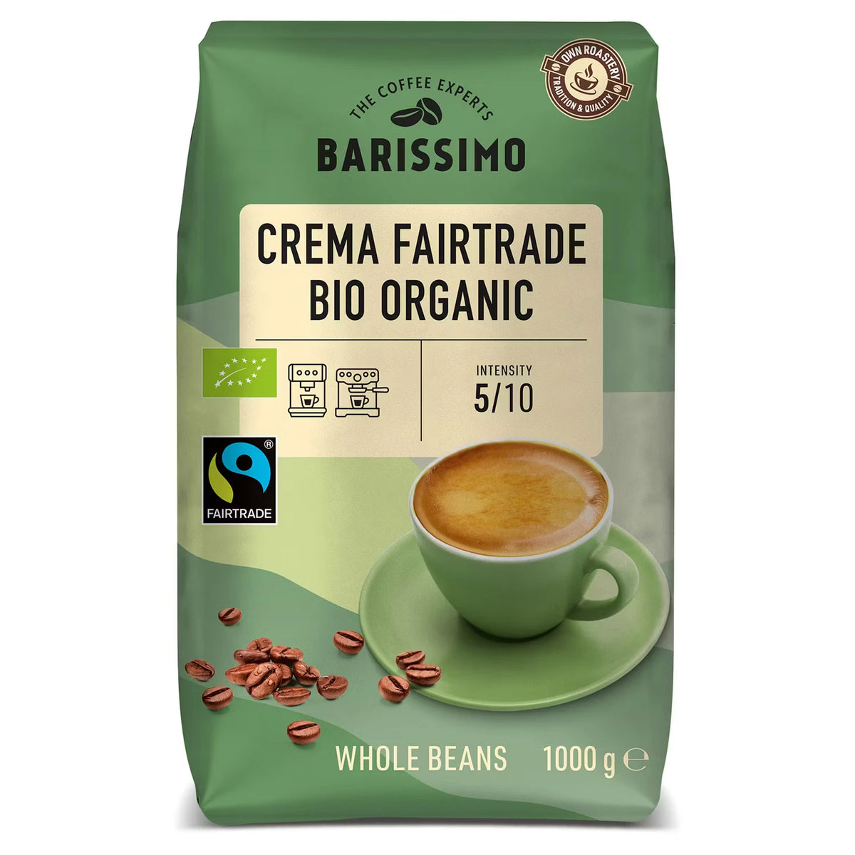 Bio-Fairtrade Kaffeebohnen 1 kg