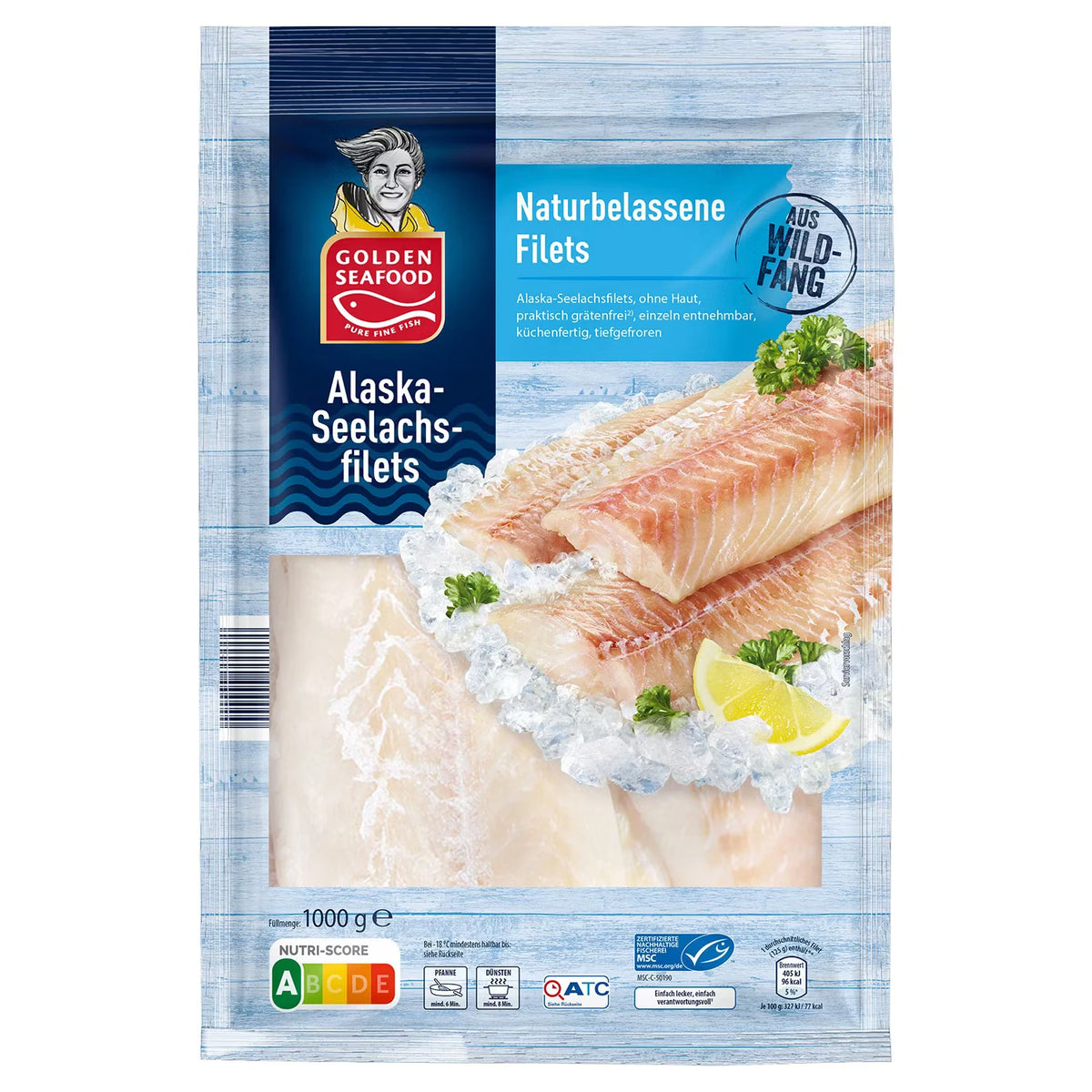 Alaska Seelachsfilets 1 kg