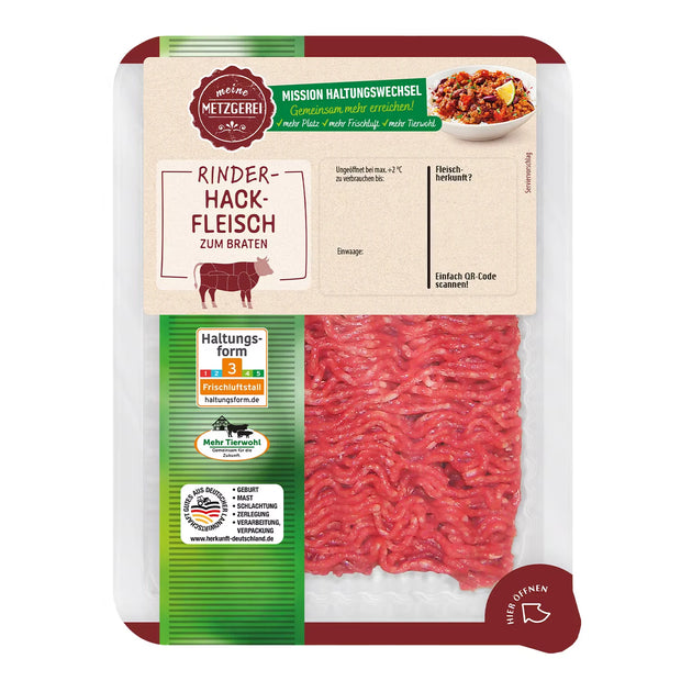 Hackfleisch vom Rind 500 g