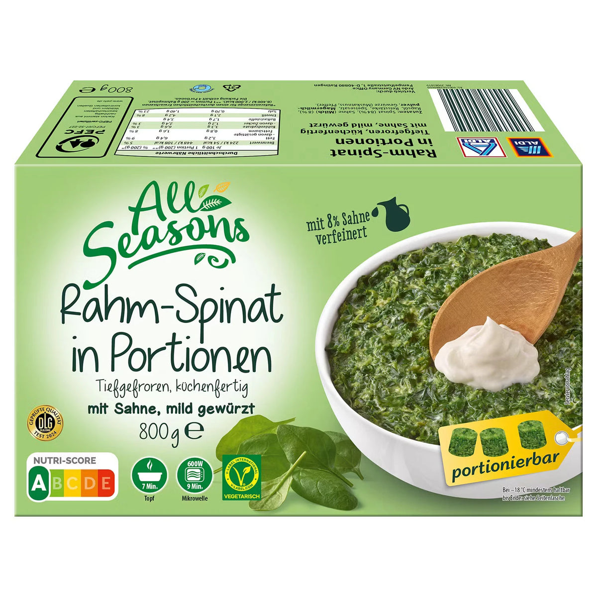 Rahmspinat-Minis 800 g