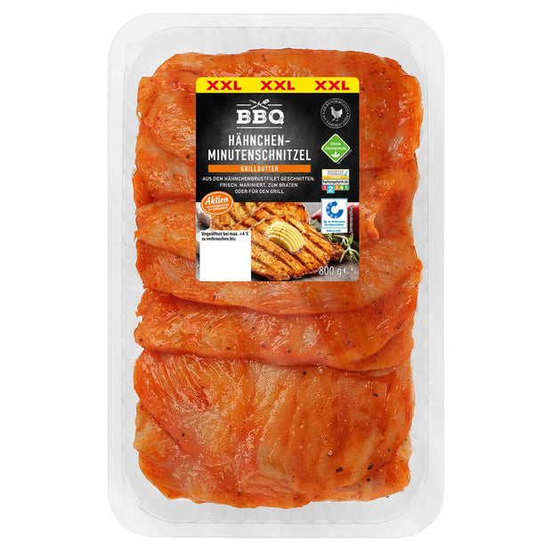 Hähnchen-Minutenschnitzel mariniert 800 g