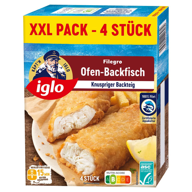 XXL Filegro Ofen-Backfisch 480 g