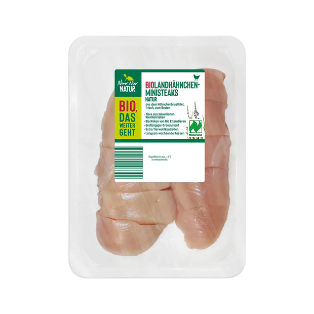 Bio-Landhähnchen Ministeaks 350 g