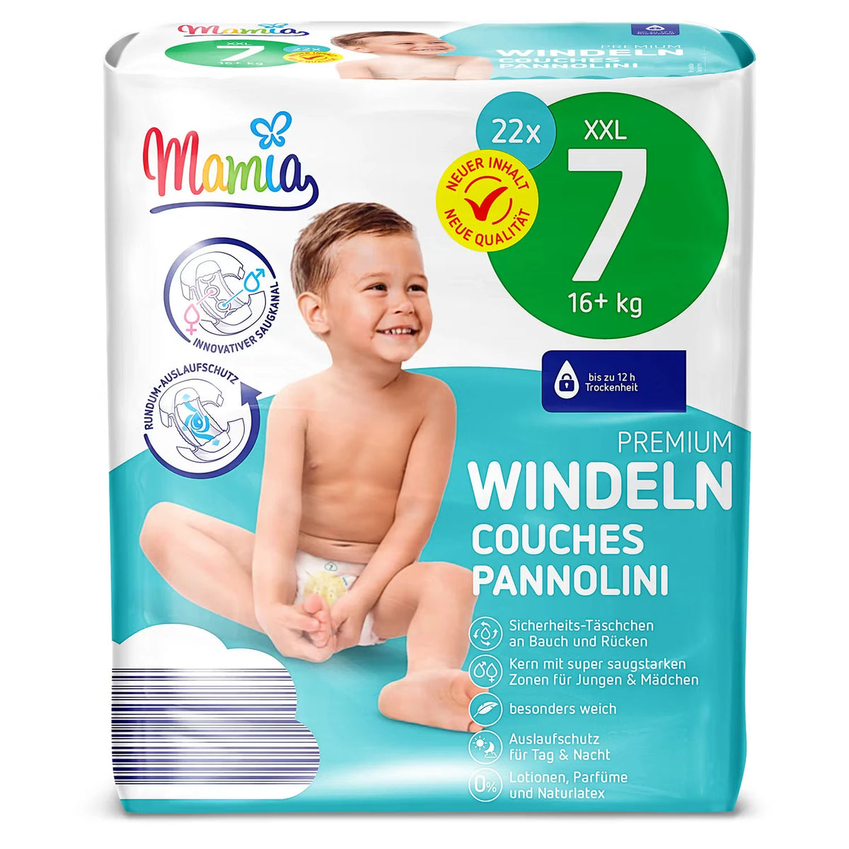 Windeln Größe 7, 22 Stück