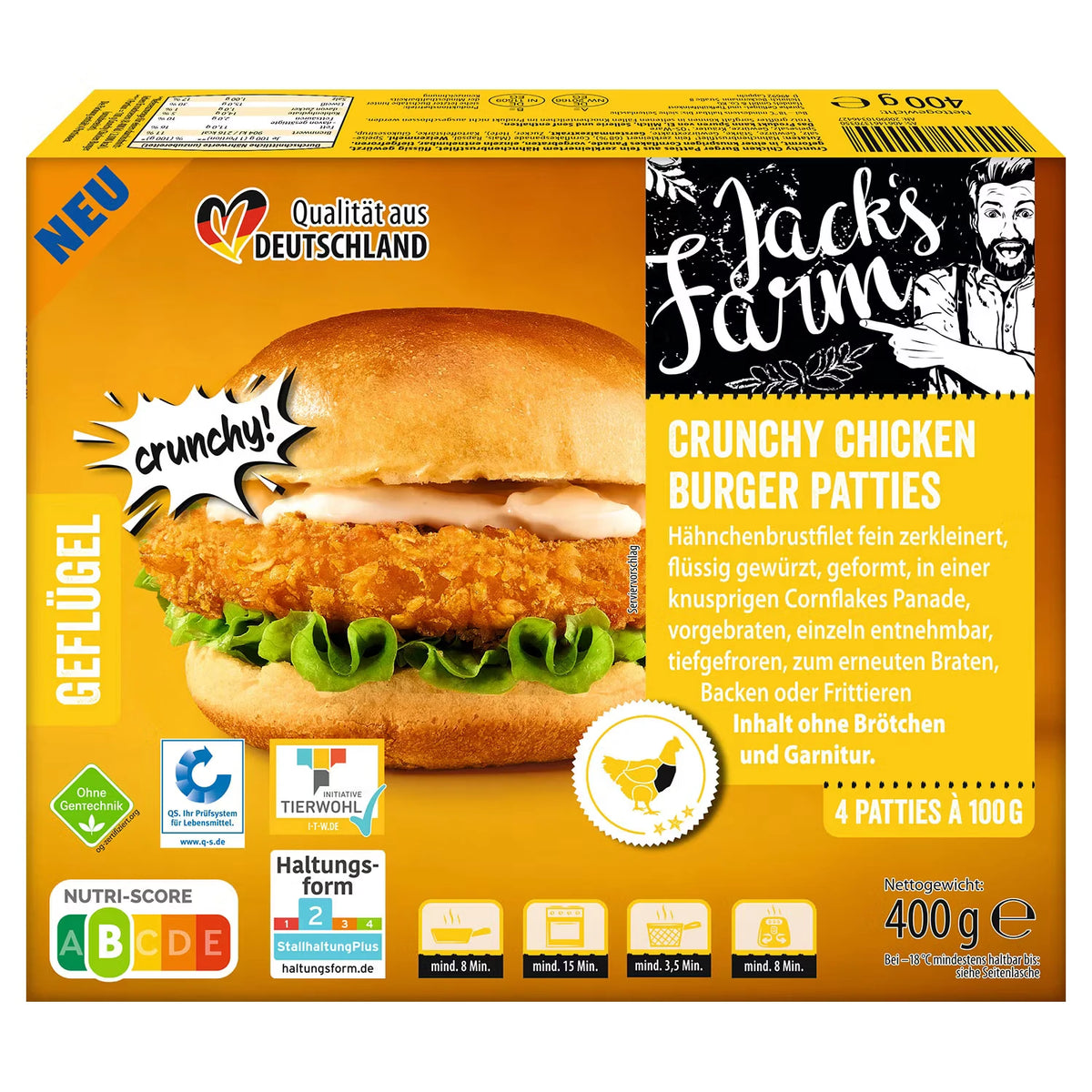 Crunchy Chicken Burger 400 g