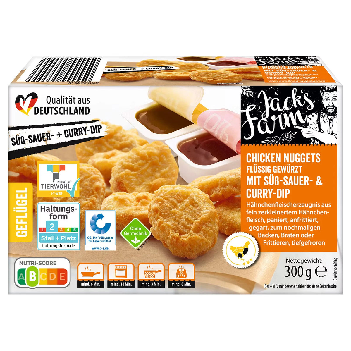 Hähnchen Nuggets mit Dip 300 g