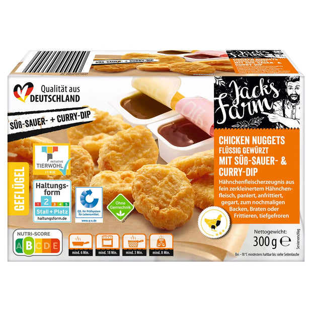 Hähnchen Nuggets mit Dip 300 g