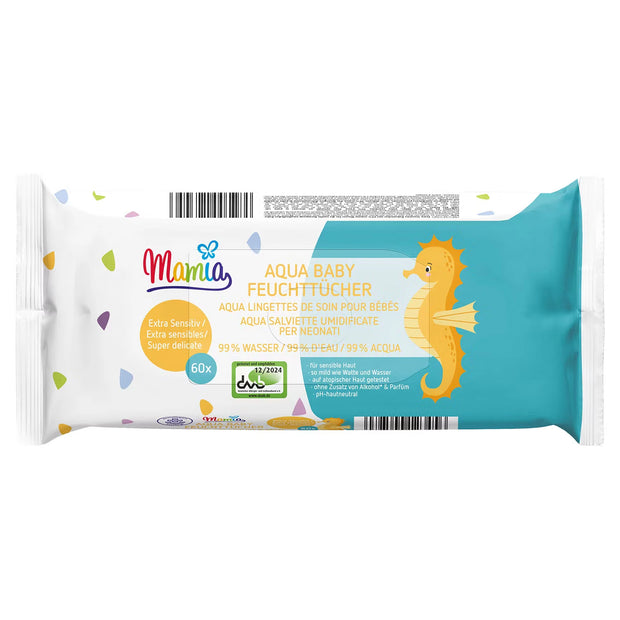 Aqua Baby Feuchttücher 60 Stück