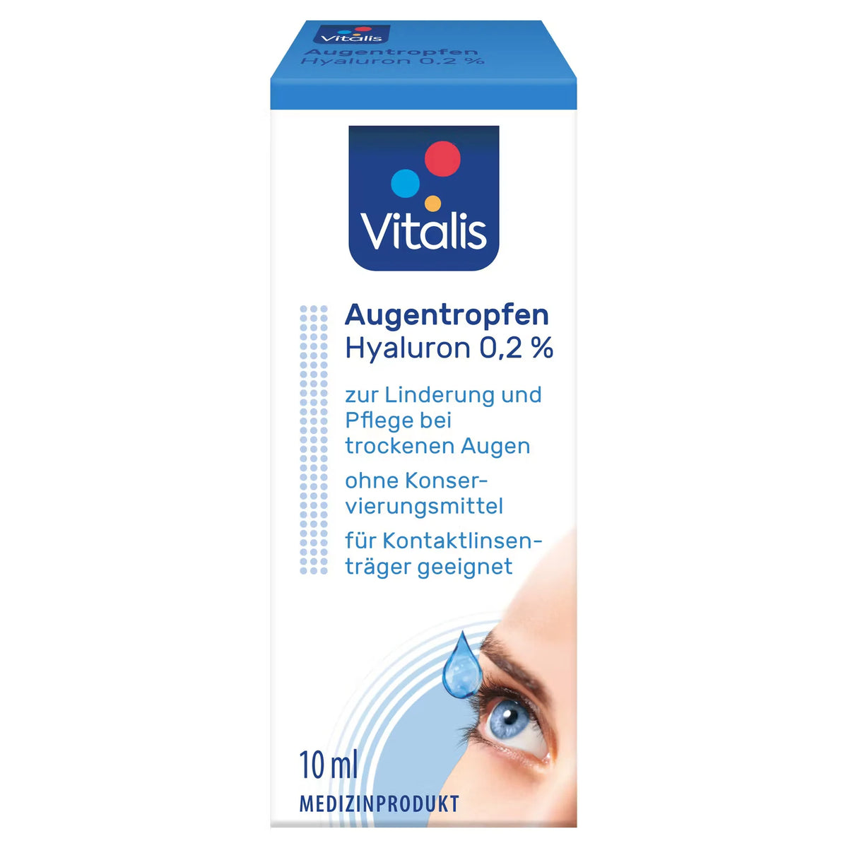 Augentropfen Hyaluron 0,2 %, 10 ml