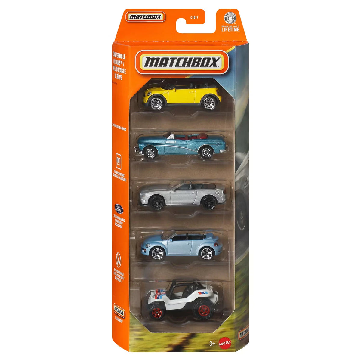 Matchbox-Autos, 5-teilig