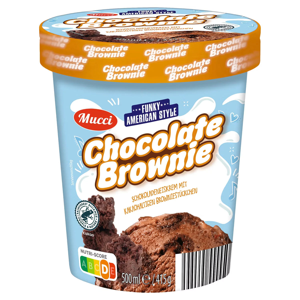 Funky American 500 ml, Chocolate Brown