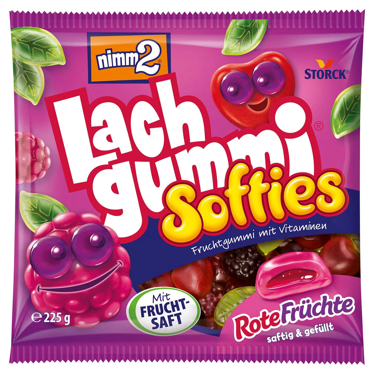 NIMM 2 Softies 225 g, Rote Früchte