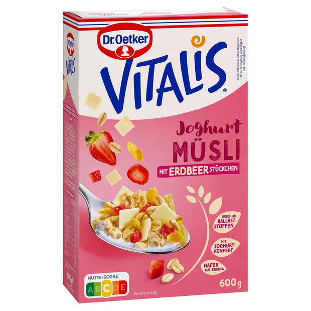 Vitalis Joghurt Müsli 600 g, Erdbeere