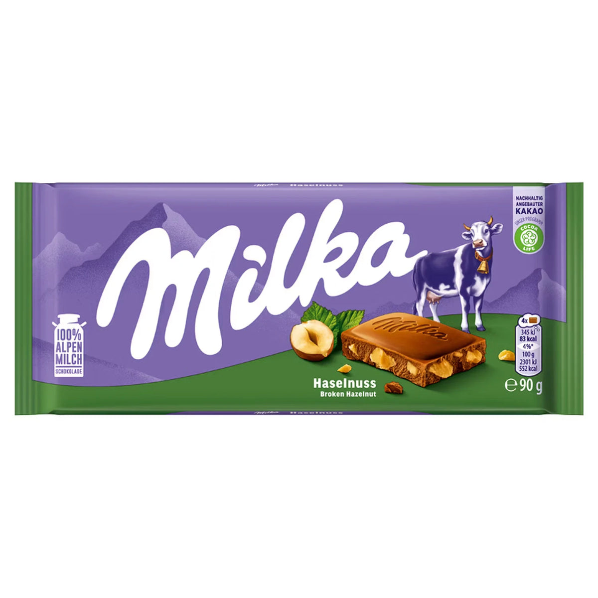 Tafelschokolade 90 g, Haselnuss