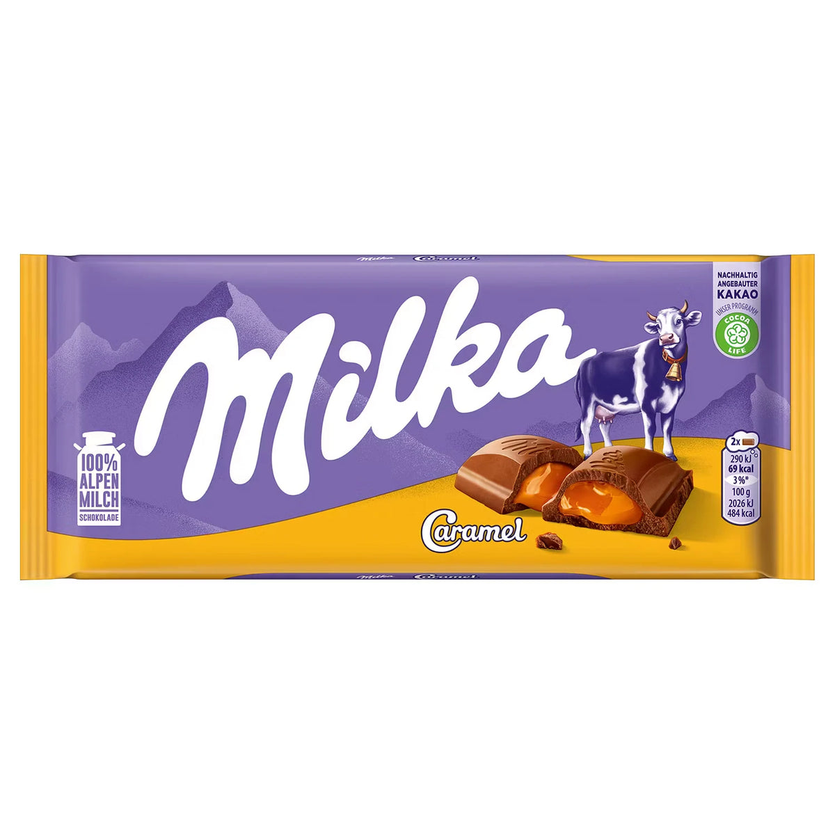 Tafelschokolade 100 g, Karamell
