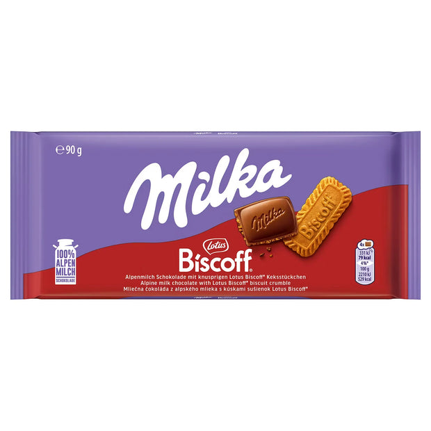 Tafelschokolade 90 g, Biscoff