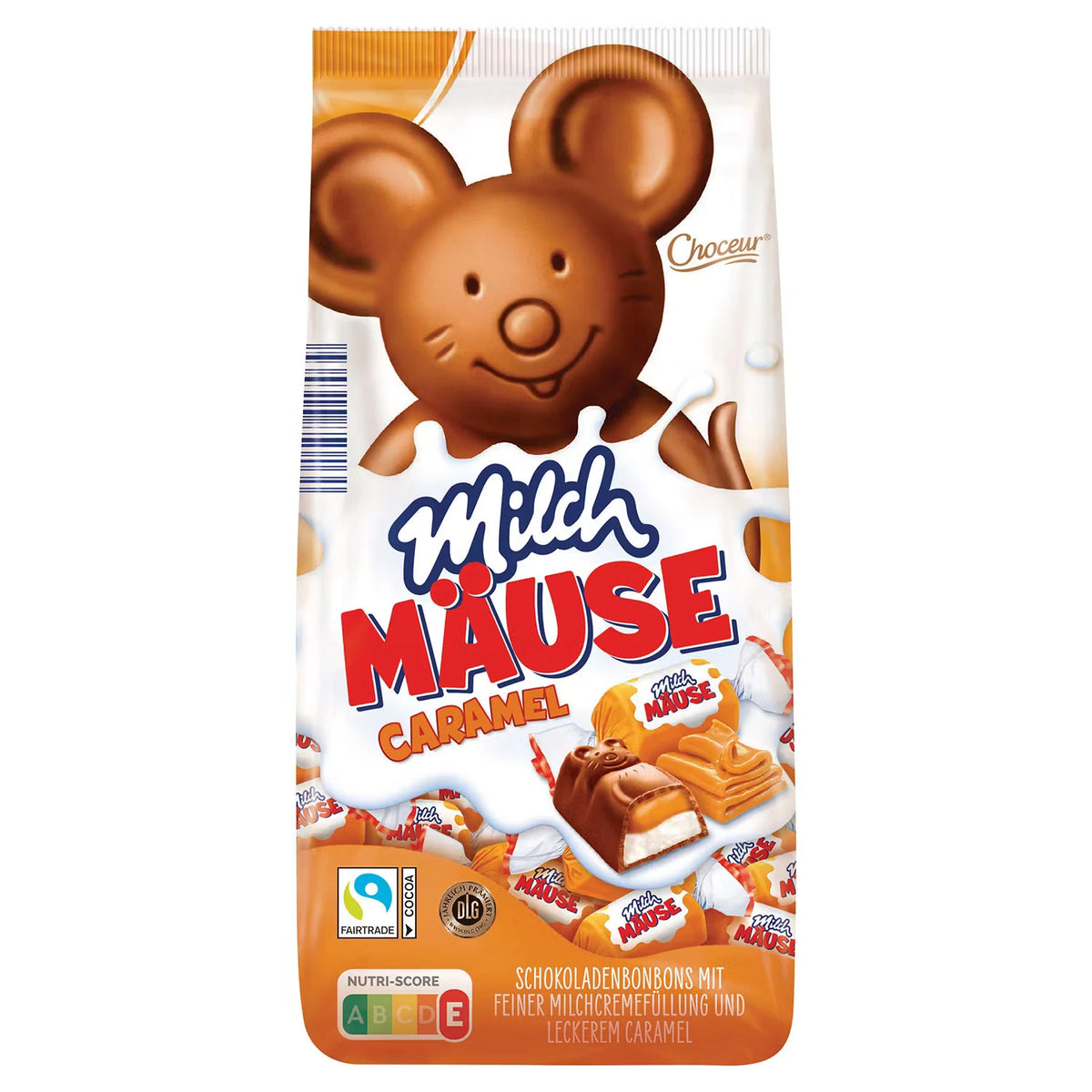 Milch-Mäuse 210 g, Karamell
