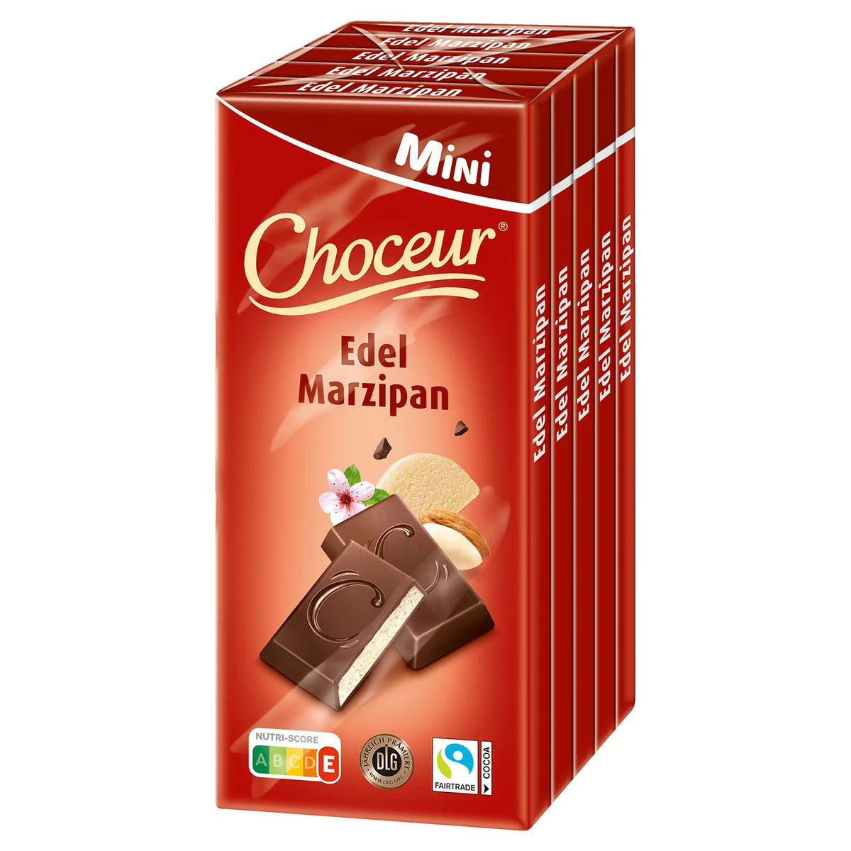Mini Tafeln 200 g, Zartbitter-Marzipan
