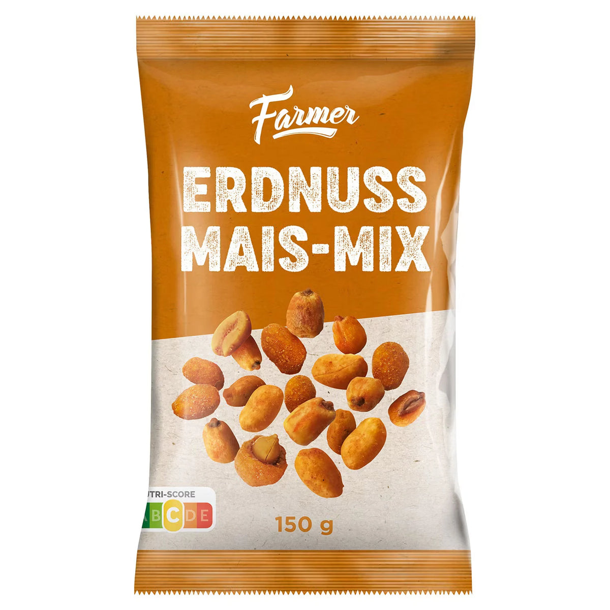 Erdnüsse trockengeröstet 150 g, Erdnuss-Mais-Mix