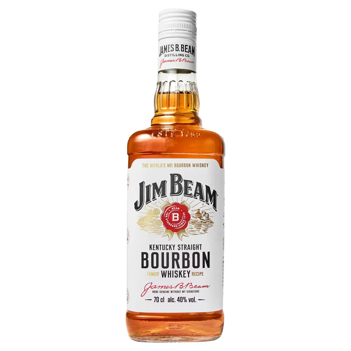 Jim Beam Whiskey 40 % vol 700 ml, White