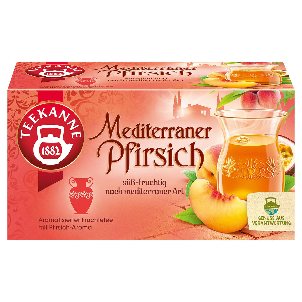 Ländertee 50 g, Mediterraner Pfirsich
