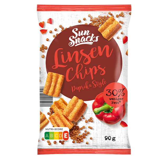 Linsen Chips 90 g, Paprika