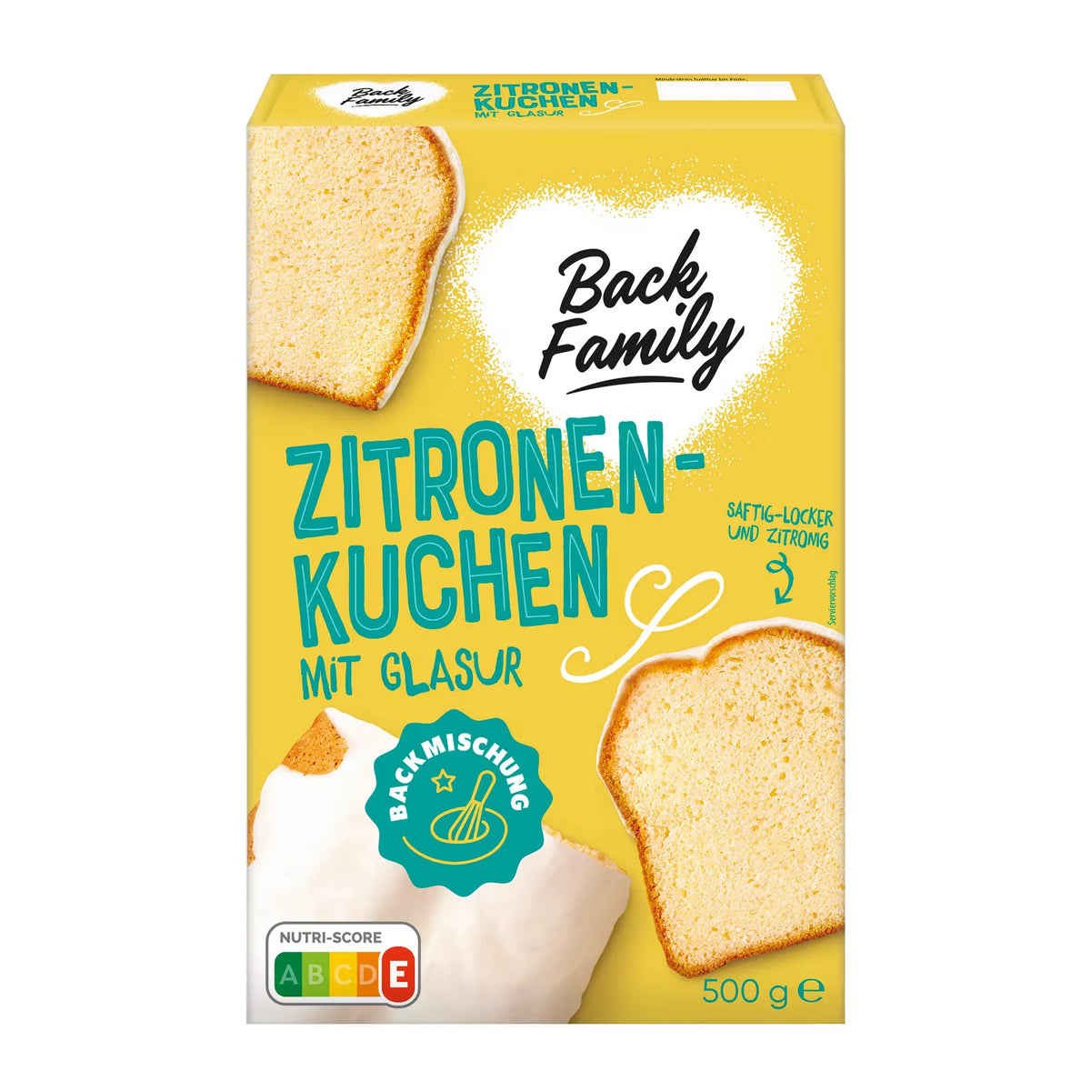 Backmischung 500 g, Zitrone