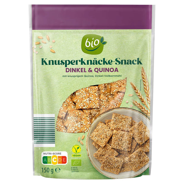 Bio-Knusperknäcke 150 g, Dinkel & Quinoa