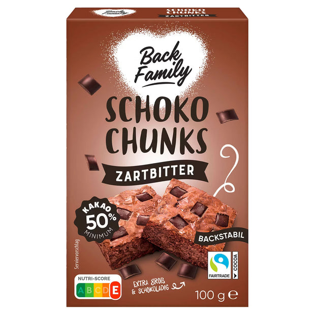 Schoko-Chunks 100 g, Zartbitter
