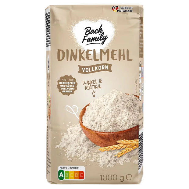 Dinkelmehl 1 kg, Dinkelvollkorn