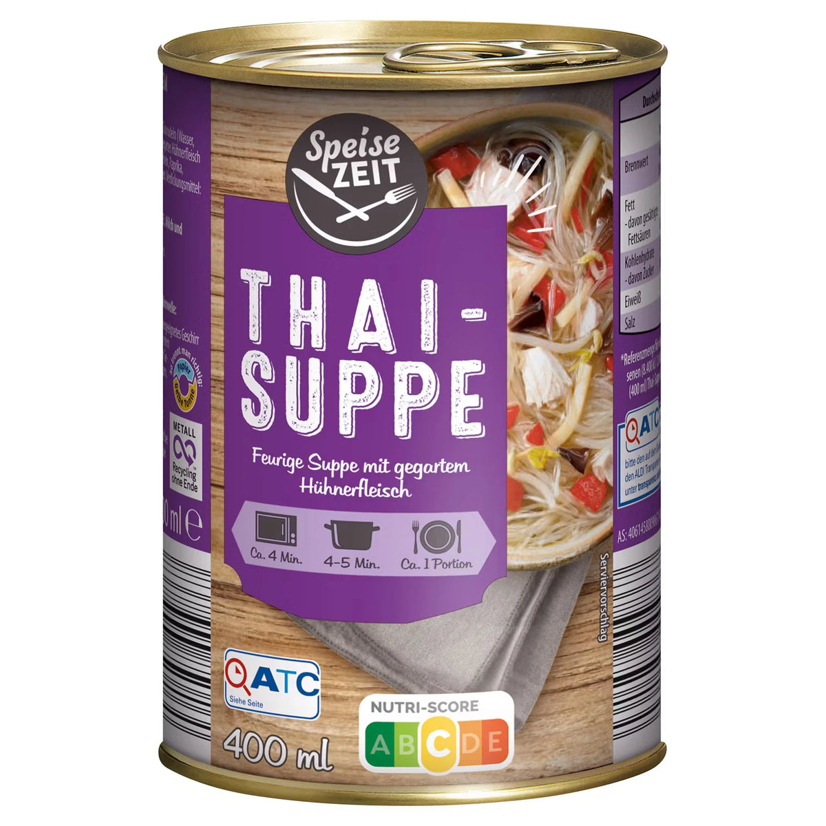 Feinkostsuppen 400 ml, Thaisuppe