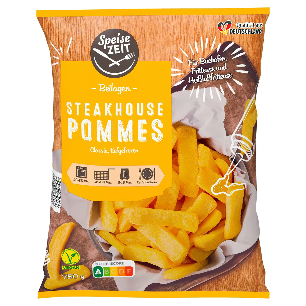 Steakhouse Pommes 750 g, Classic