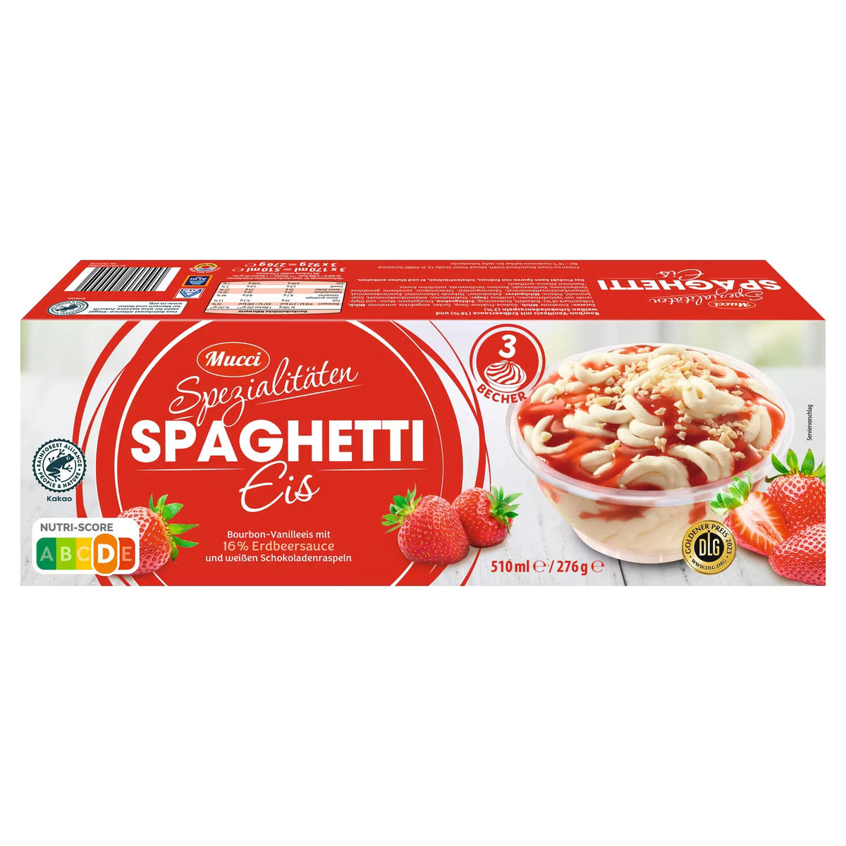 Spezialitätenbecher 510 ml, Spaghetti