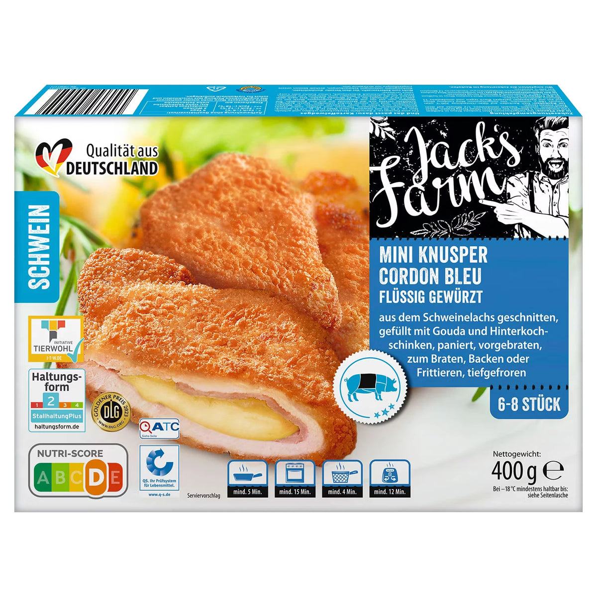 Mini Knusper Cordon Bleu 400 g